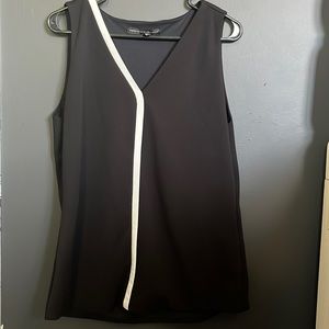 Sleeveless V-Neck Blouse